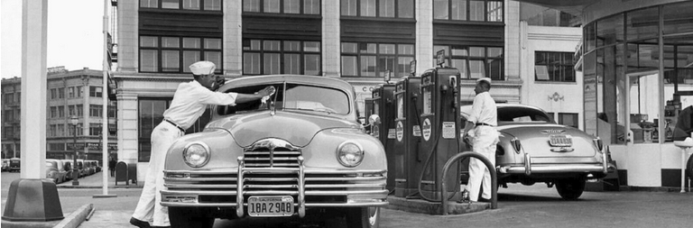 50s gas station