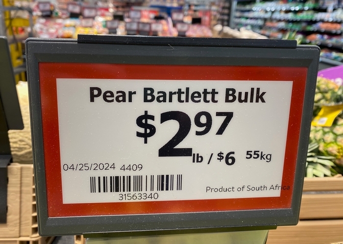 Pear Price