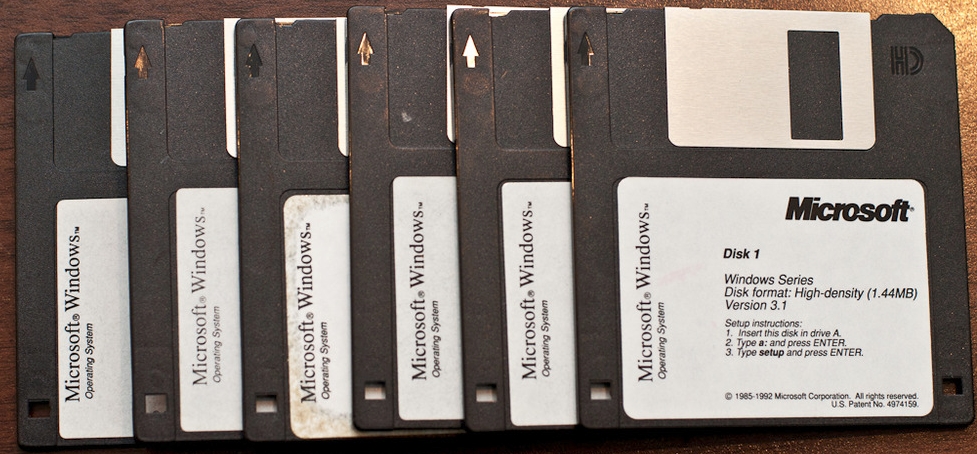 Windows 3.1 floppies