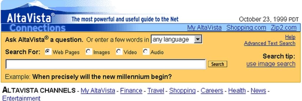 AltaVista Search Engine